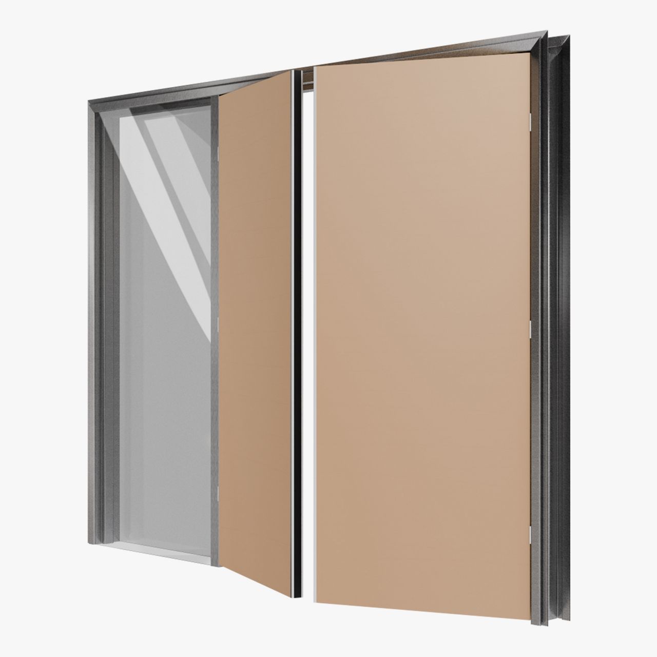 Door set with sidelight
