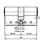 Profile-double cylinder eCLIQ N551 technical drawing