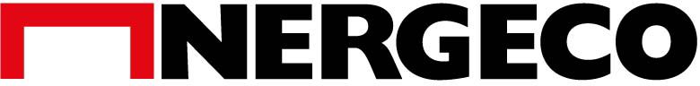 Nergeco logo in red anc black. 