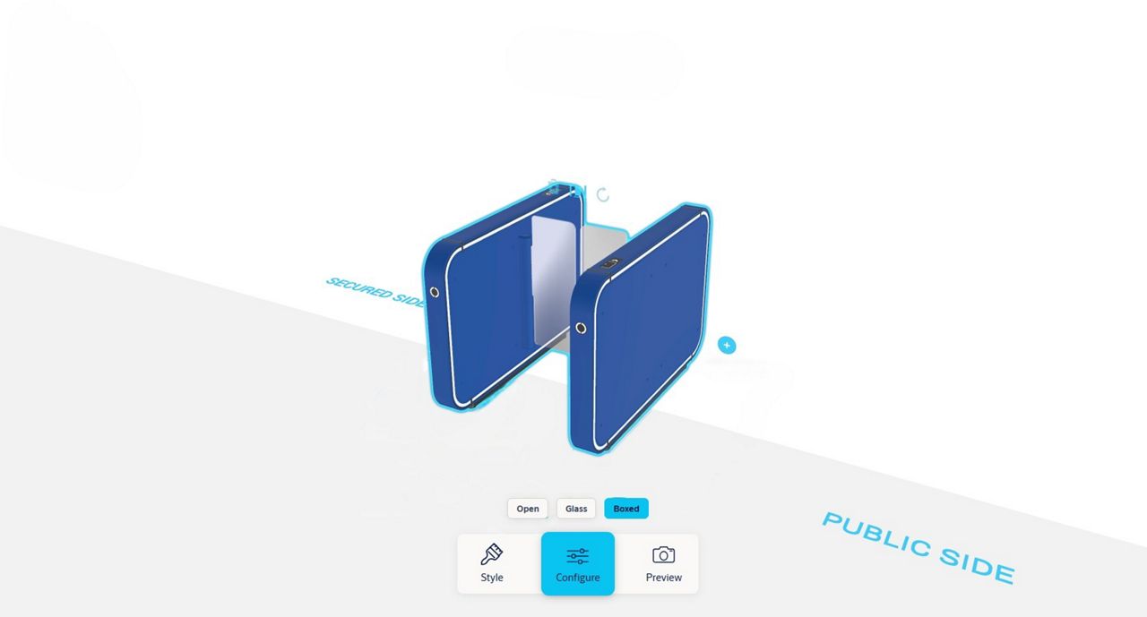 Designvarianten des Speedgates