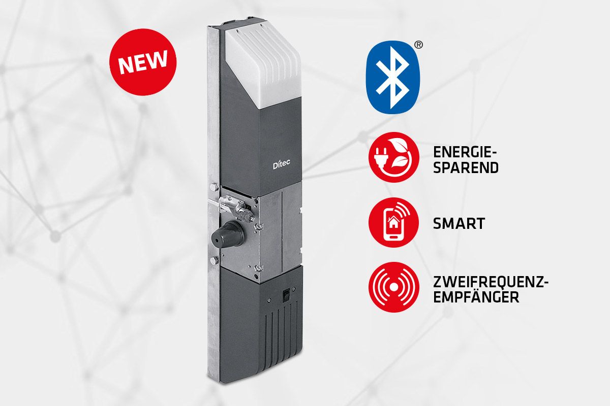 Ditec BOX B is the ideal solution for automating counterweighted overhead doors