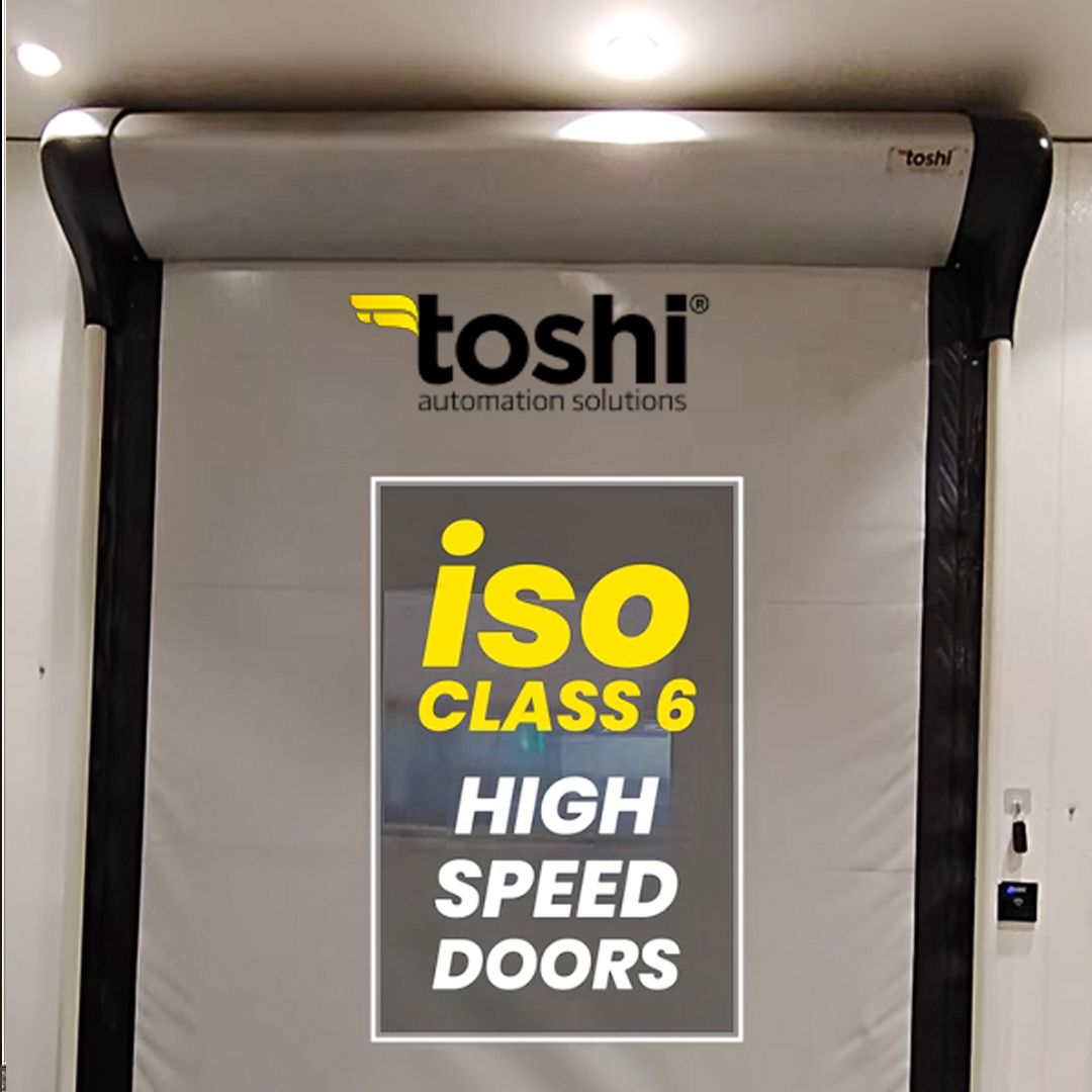 Drzwi szybkobieżne Dynaco ISO 6: demonstracja przez Toshi Automation