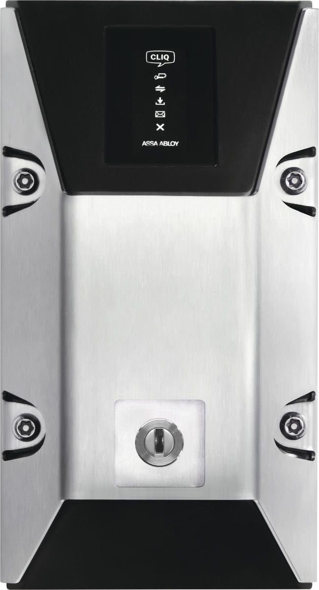 Vandalism proof wall programming device eCLIQ-Remote NR03