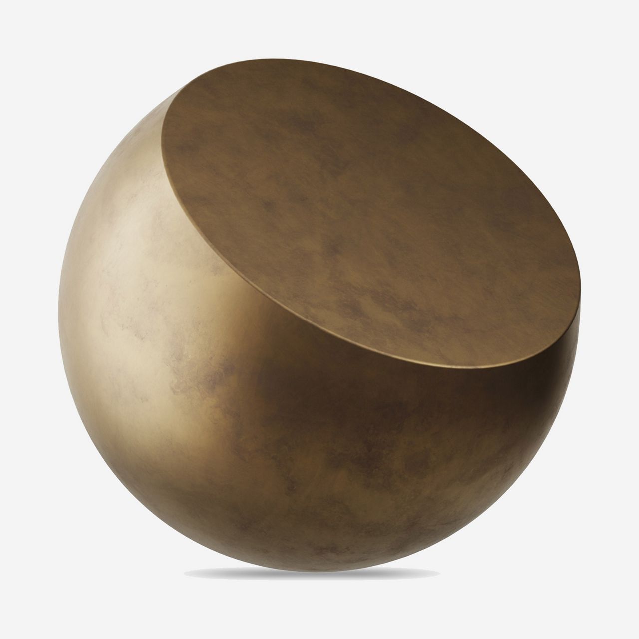 Antique natural brass
