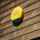 Yale Outdoor Siren yellow on a house wall