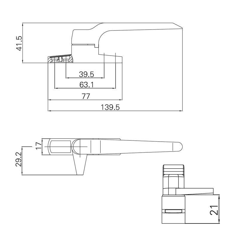 Image: Outward Casement Handle-X Picture 2
