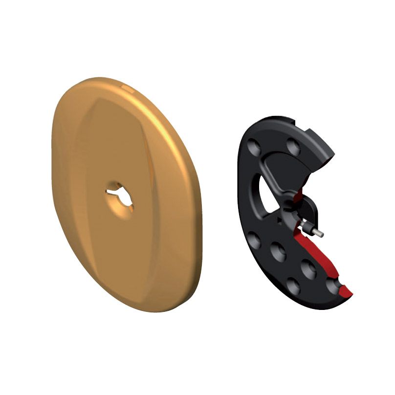 Image: Bocchetta Plus per serrature Omega Pro