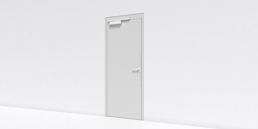 Solution BIM - Porte d'accès principal d'un bâtiment - Trafic intensif