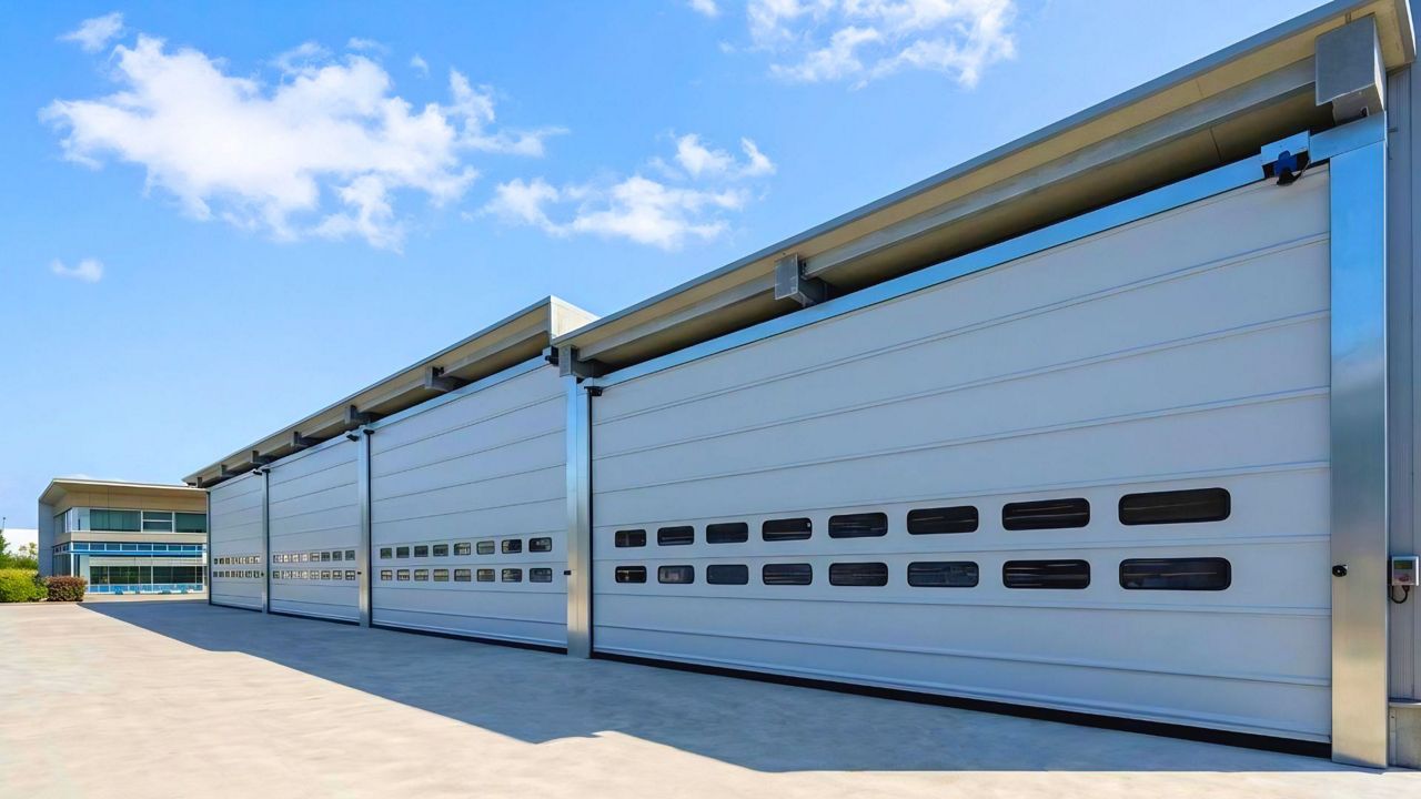 Porte souple rapide industrielle haute performance.