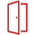 Premium integrated Pass Door