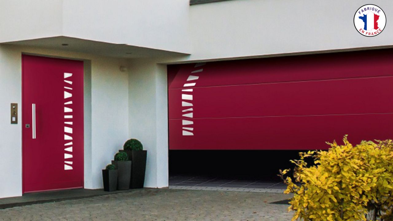 Porte de garage sécuritaire certifiée anti-effraction Point Fort Fichet