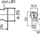 Profile-knob cylinder +CLIQ .534,KNF=91+CLIQ technical drawing