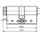 Profile-knob cylinder CLIQ® Go N534,KNF=1,SERVICE=CLIQGo technical drawing