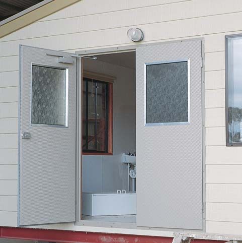 rebate edge double door