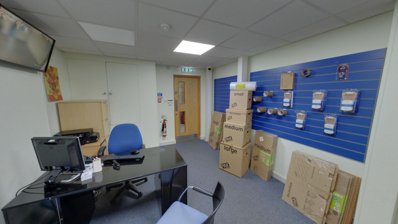 SupaStorage facility reception area
