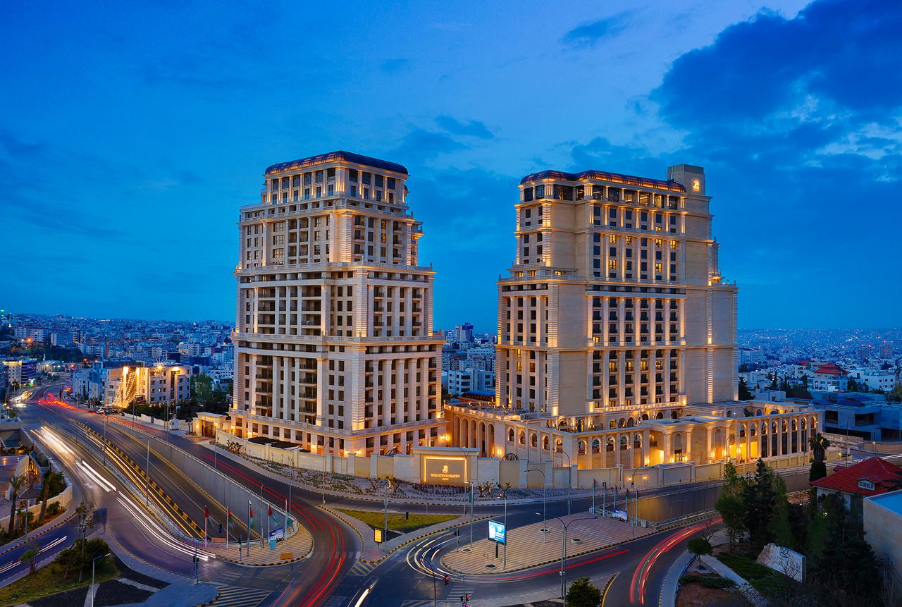 Exterior building view of The Ritz-Carlton, Amman - Jordan, Middle East 