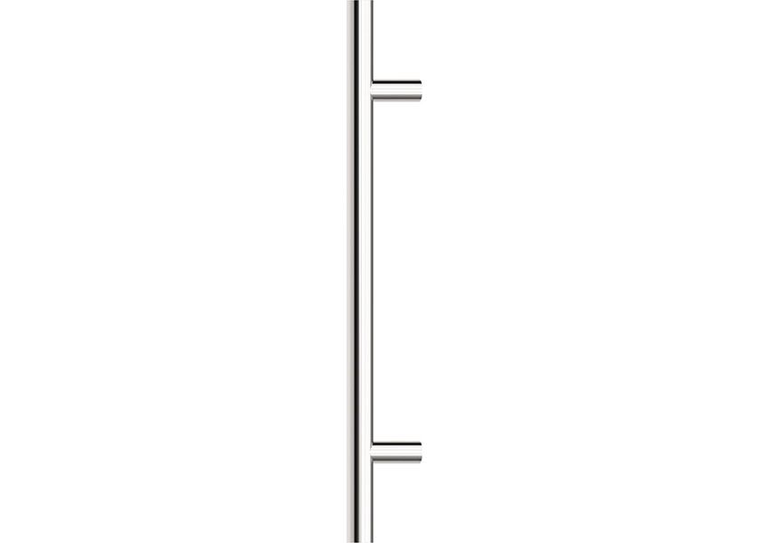 Supa Stainless Steel Round Pull Bar Inline and Offset