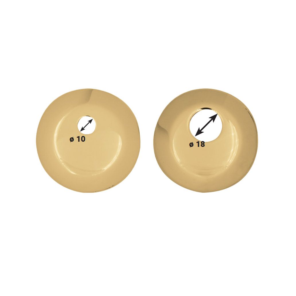 Image: Bocchette tonde per serrature CE differenze diametro foro