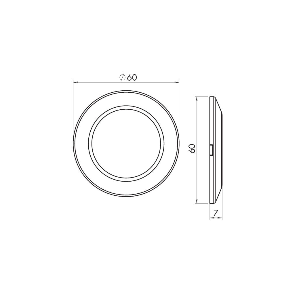 Image: Bocchette tonde per serrature CE disegno