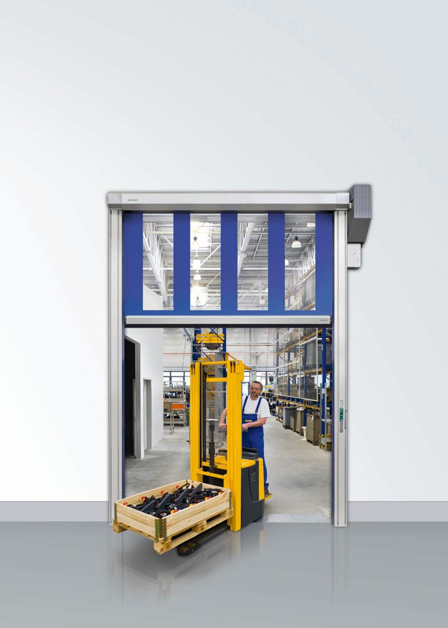 Image: Snelloopdeur met speciale veiligheidsaspecten