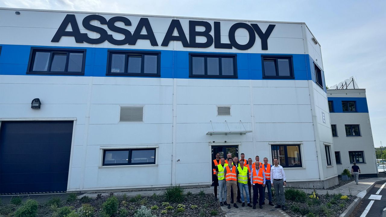 ASSA ABLOY Rychnov visita fabbrica