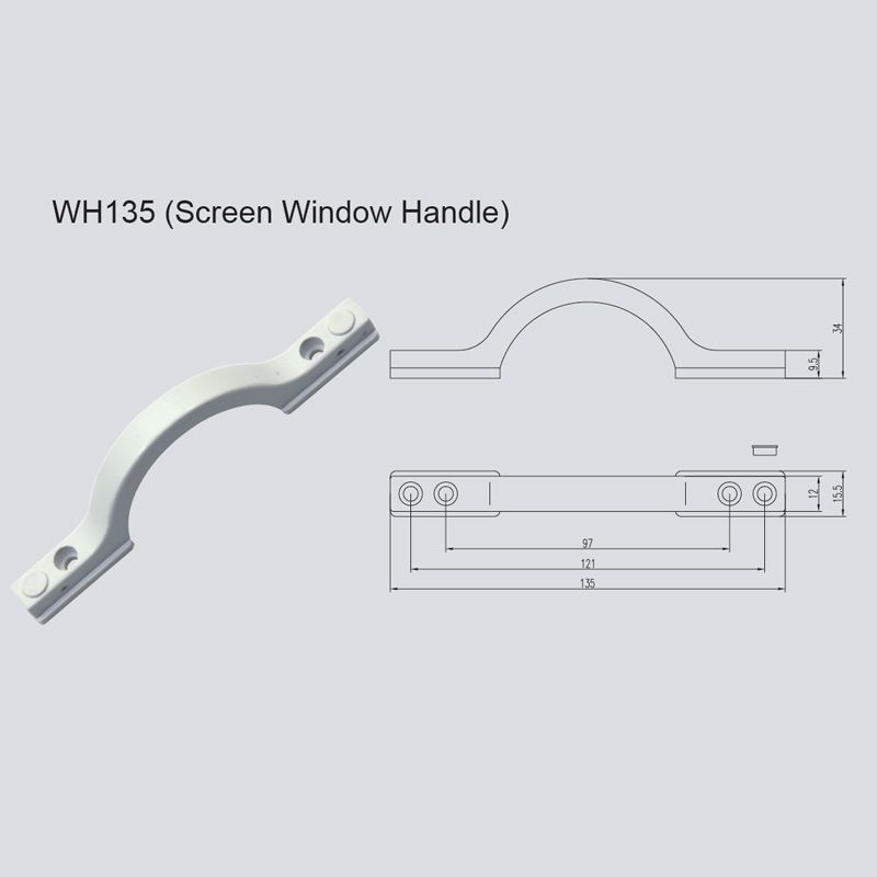 Image: Screen Window Handle WH135/WH29/WH127 Picture 2