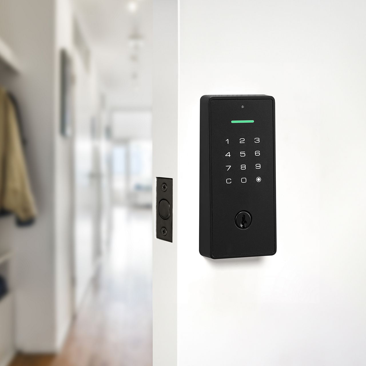Secure Touch Keyed Digital Deadbolt MBK Finish