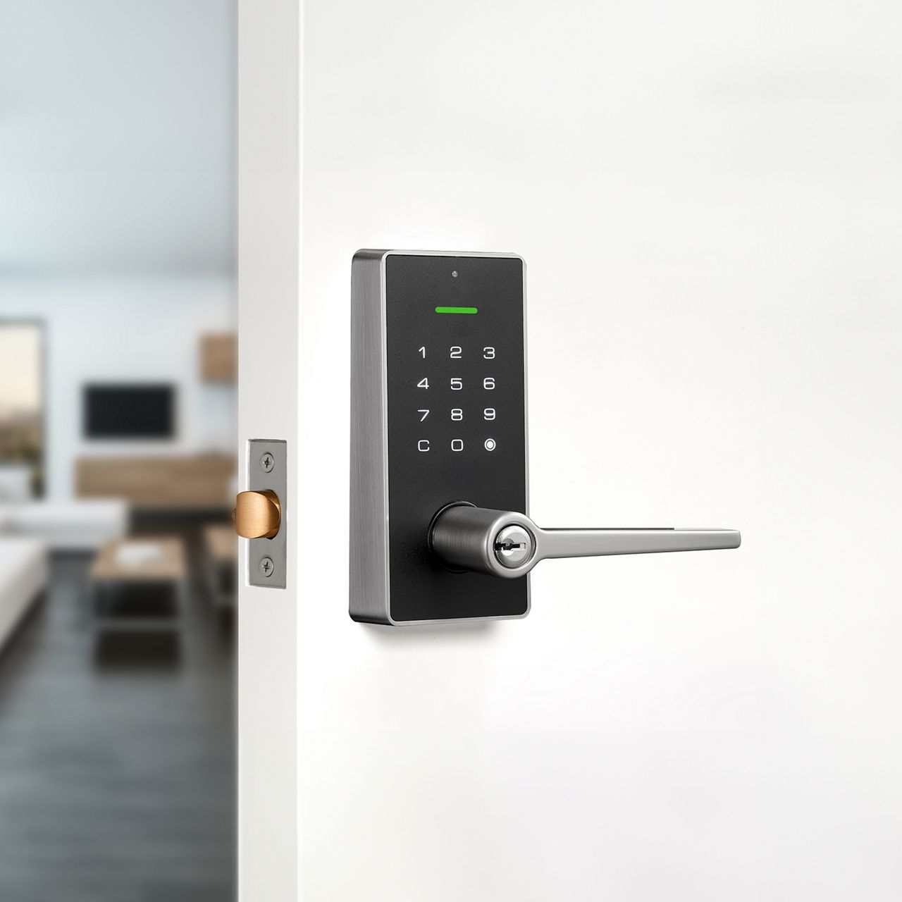 Lockwood SecureTouch Keyed Digital Lever