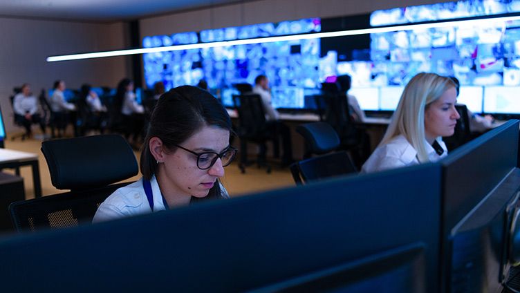 alerte silencieuse déclenchée dans le centre de sécurité