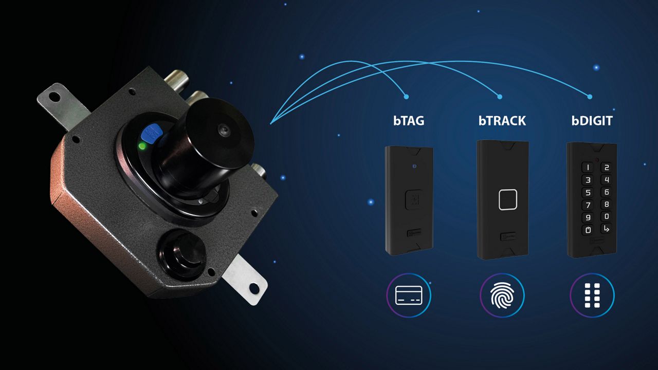 Serratura Serie 30 Smart con gli accessori bTECHNOLOGY