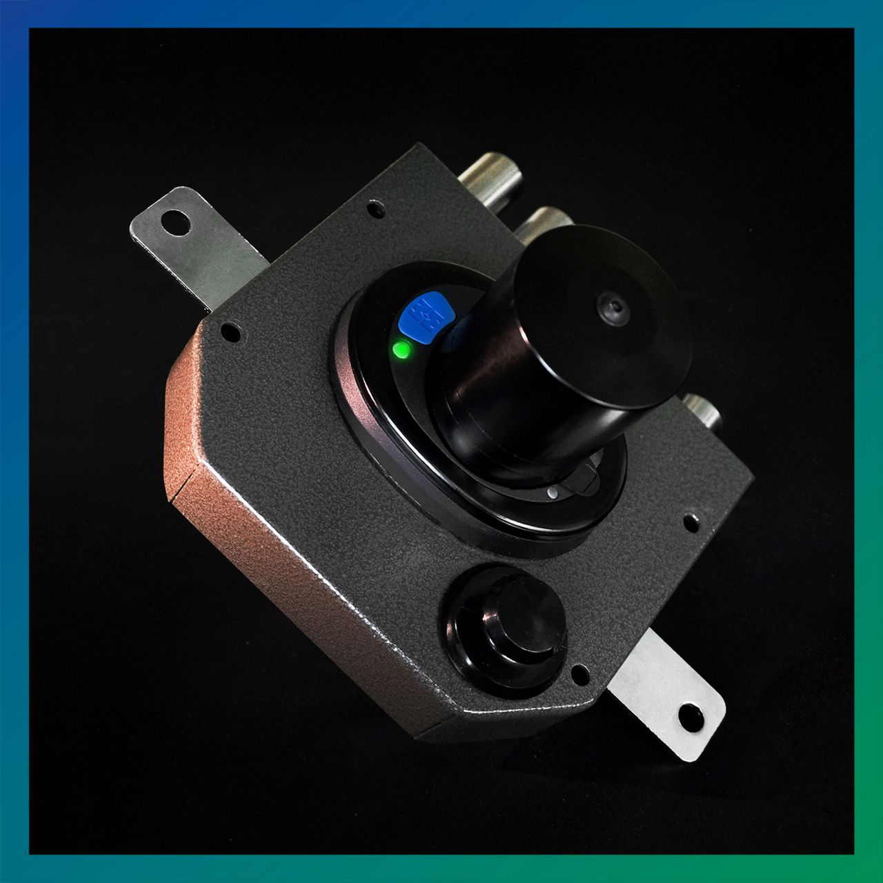 Serratura Serie 30 Smart con sfondo blu