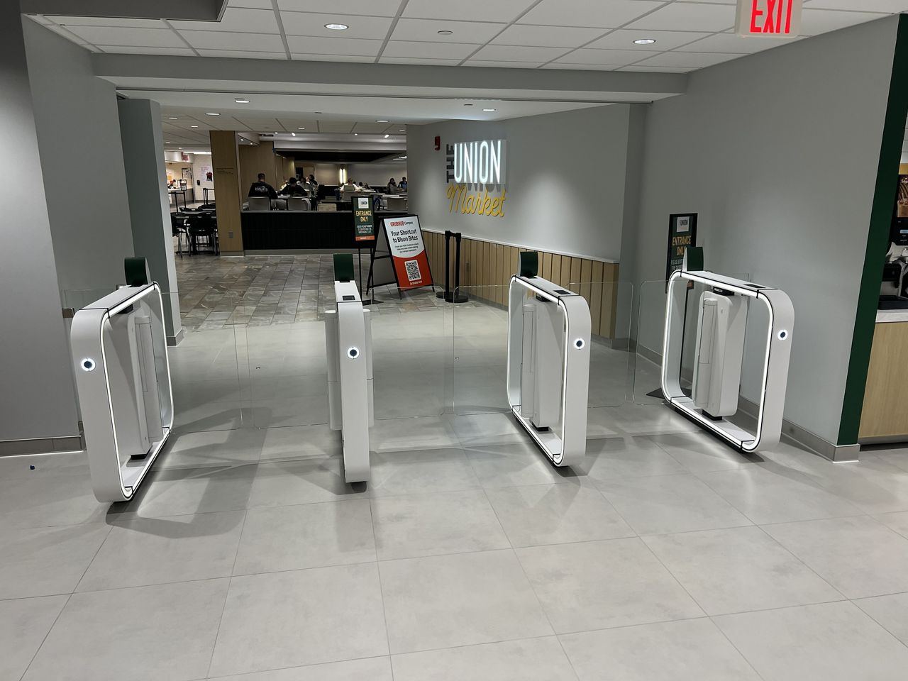 Image: SG Expression installed in food court entry.