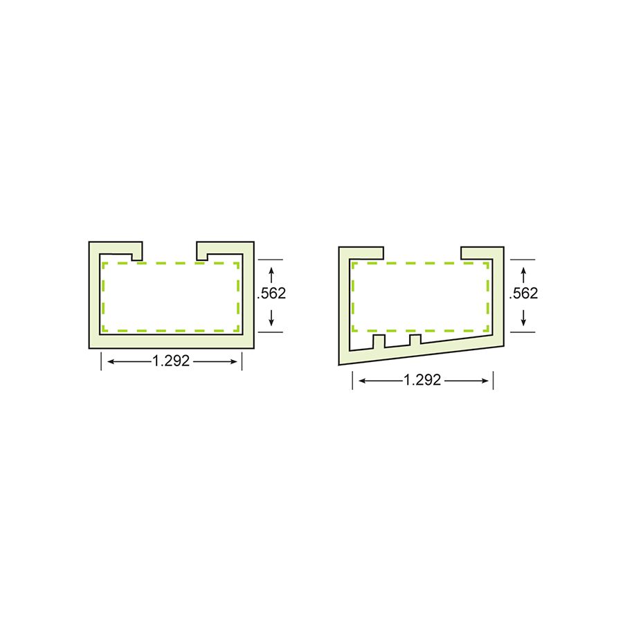 Suitable for standard or atypical jamb pockets