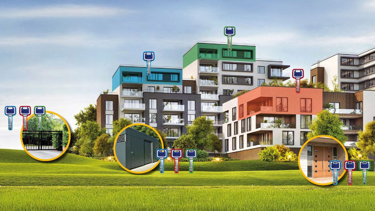 Sistema a chiave master in condominio