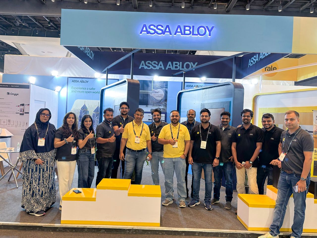 Yale smart locks showcase at Smart Home Expo 2026 Mumbai with advanced IoT security and facial recognition technology