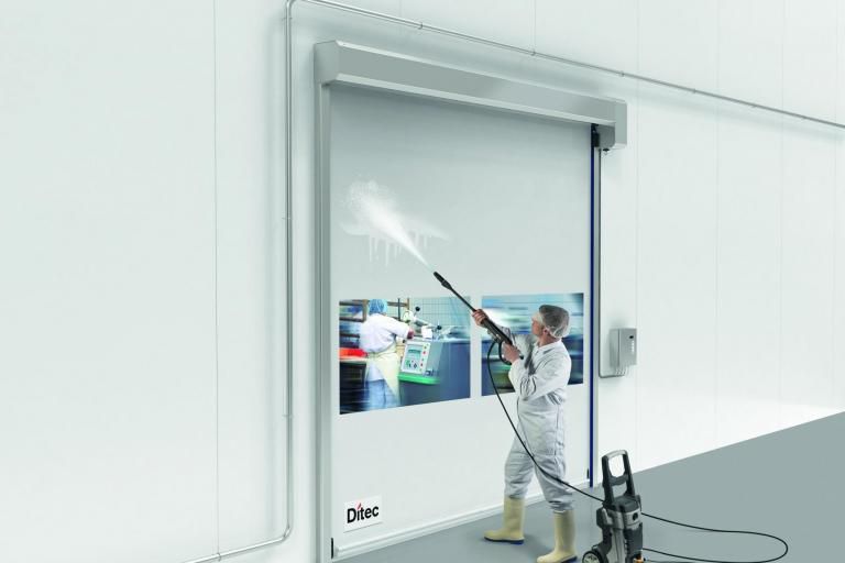 Soft Food internal high speed door (3D-render)