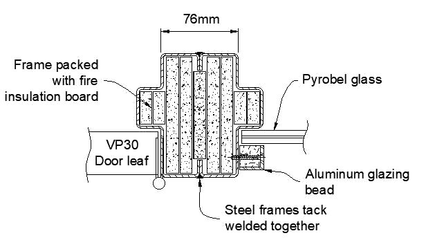 FW30 Single Glazed Fire Window | Pacific Doors