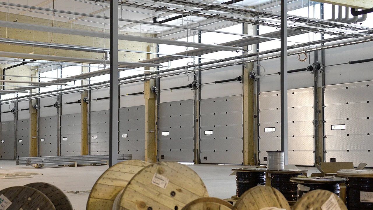 structual requriments for overhead doors