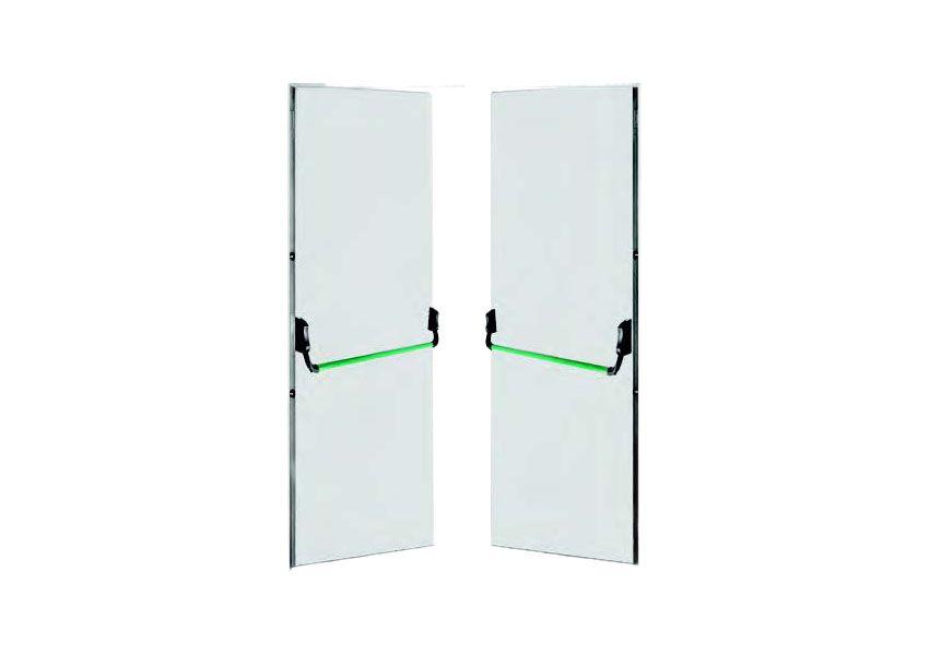 Surface mounted panic lock
