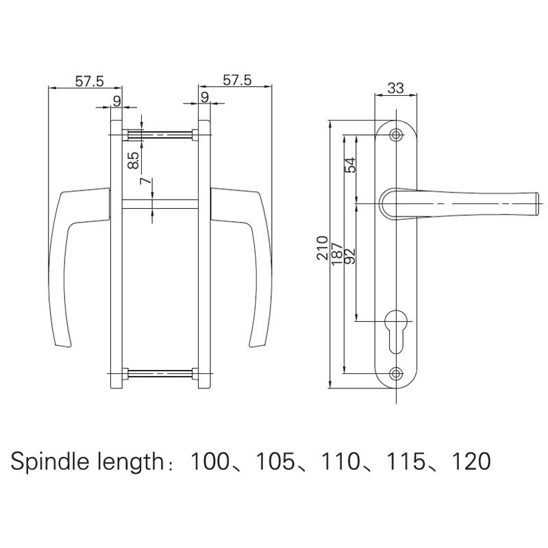 Swing Door Handle-MSZ920833 Picture 2