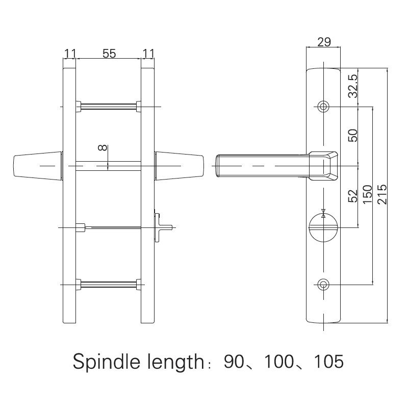 Image: Swing Door Handle-MSZZ002129090 Picture 2
