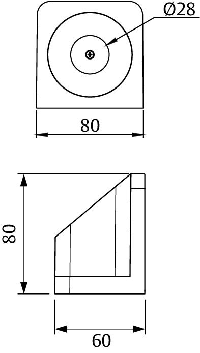 Image: 843G drop bolt lock for high-security access control on gates and doors