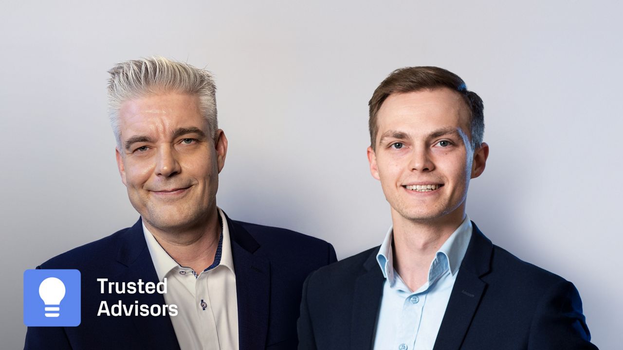 Teemu Saarikko and Risto-Matti Simontaival