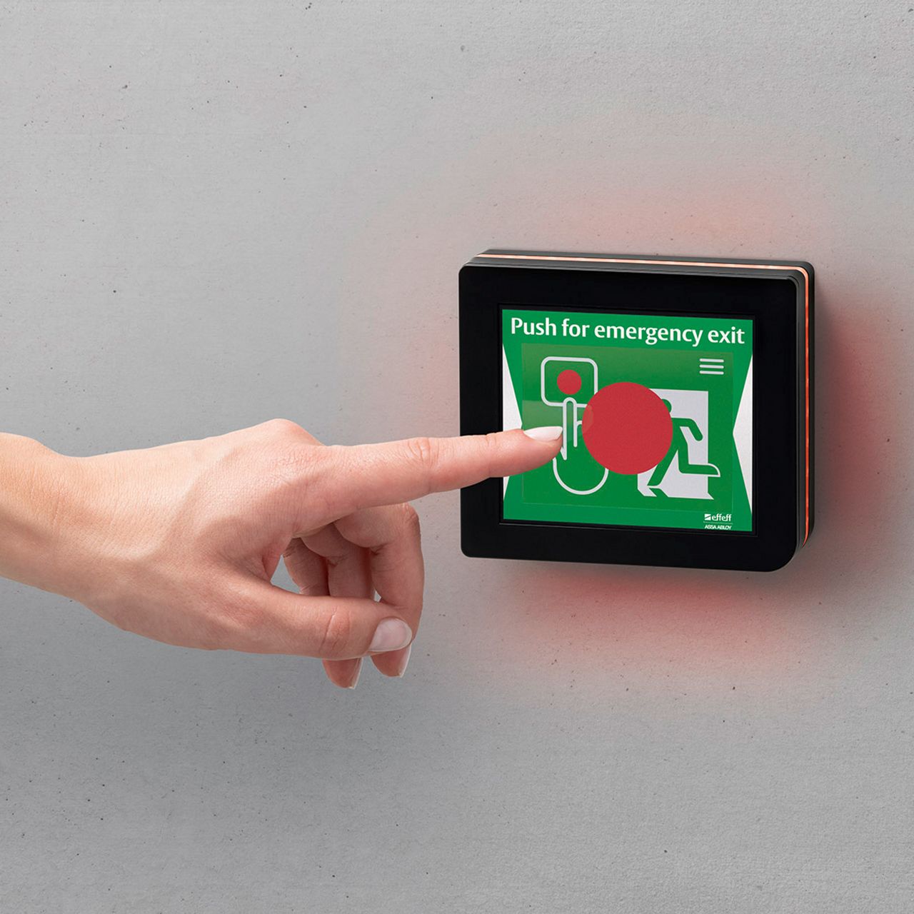 effeff ePED vluchtdeurterminal