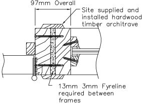 FW60 Single Glazed Fire Window | Pacific Doors