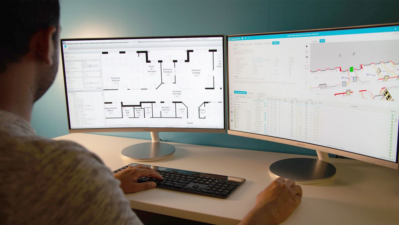 Architecte sur l'outil de prescription & BIM ASSA ABLOY