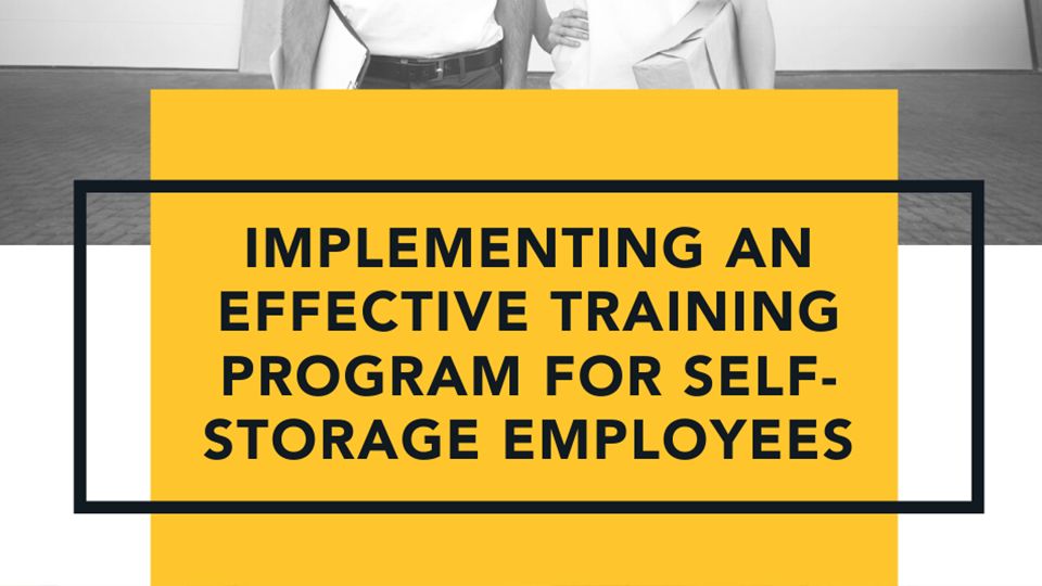 Effective Self Storage Employee training