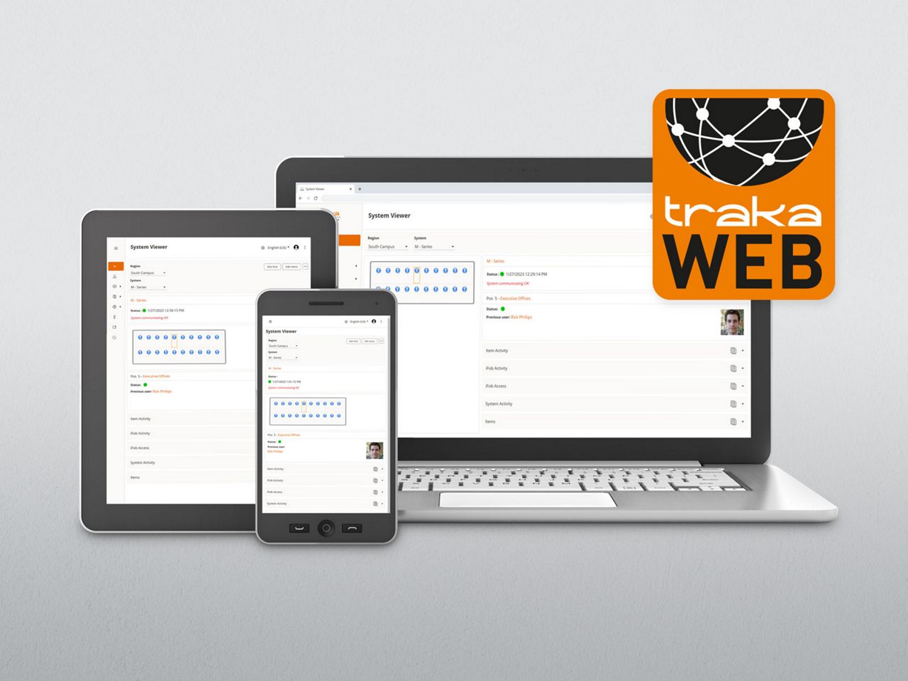 Logiciel de gestion des casiers TrakaWEB