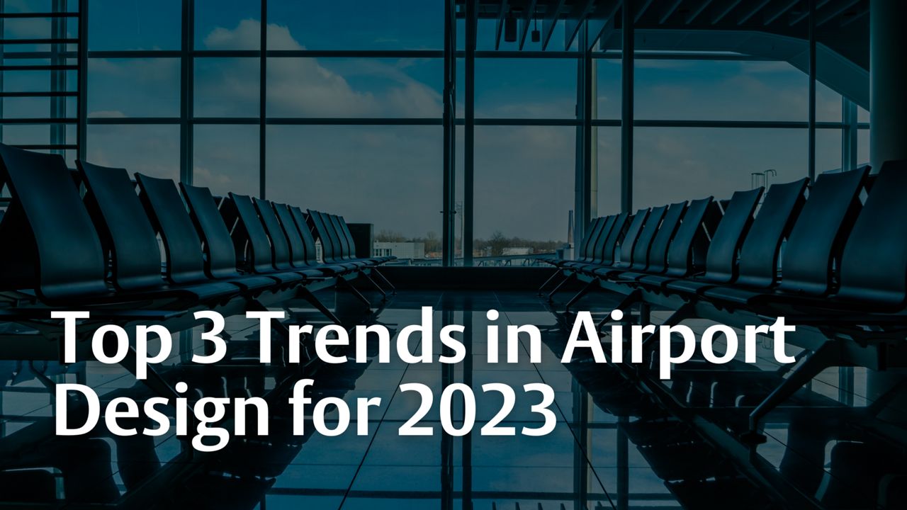 A modern airport is designed with automation for improved passenger experience