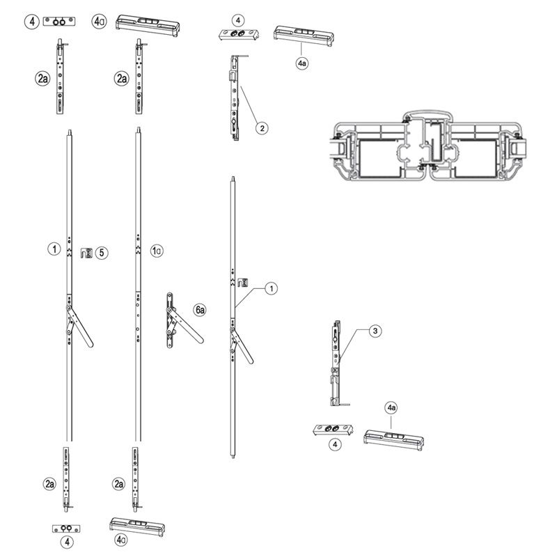 UPVC Double Open Casement System Picture 1